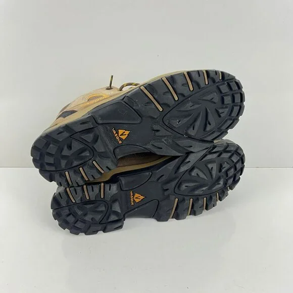 Vasque Women's Hiking Boots Size 9.5 M Brown/Yellow Suede & Mesh Upper Outdoor - Picture 9 of 10